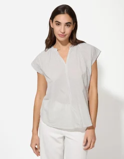 Blouse - V-hals - lichtgroen