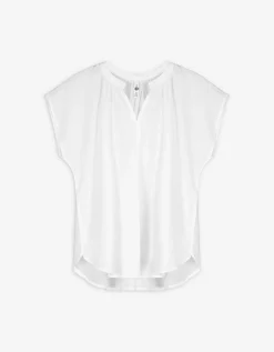 Blouse - V-hals - wit