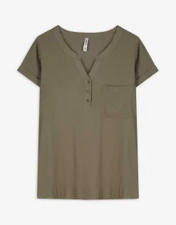 Blouse - Viscose - donkergroen