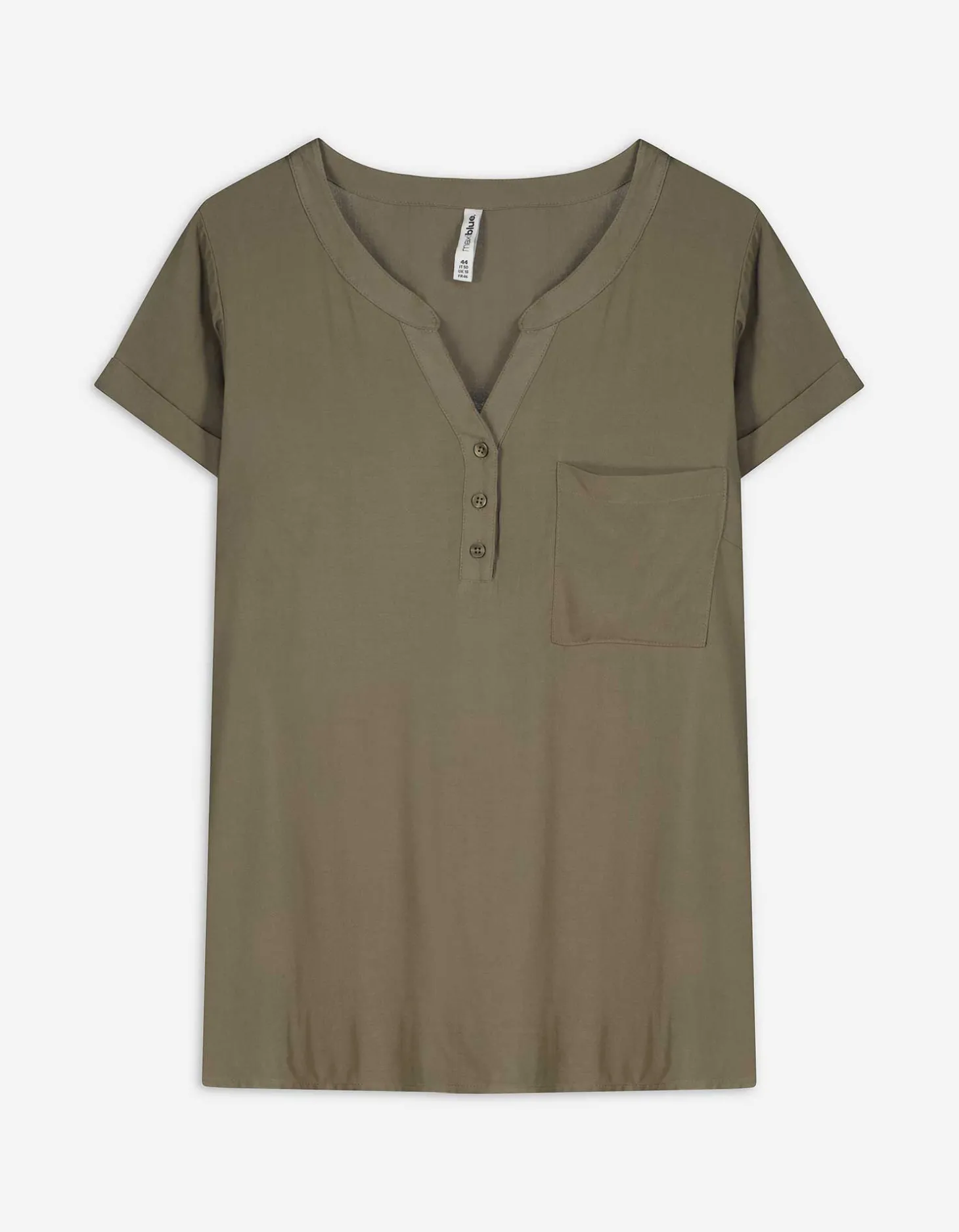 Blouse - Viscose - donkergroen