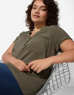 Blouse - Viscose - donkergroen