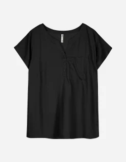 Blouse - Viscose - zwart