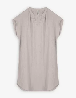 Blousejurk - Mousseline - beige