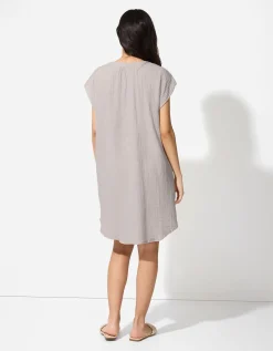 Blousejurk - Mousseline - beige