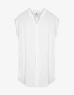 Blousejurk - Mousseline - wit