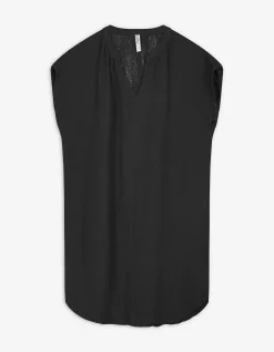 Blousejurk - Mousseline - zwart