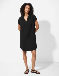 Blousejurk - Mousseline - zwart
