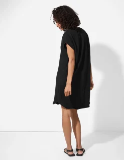 Blousejurk - Mousseline - zwart