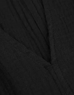 Blousejurk - Mousseline - zwart