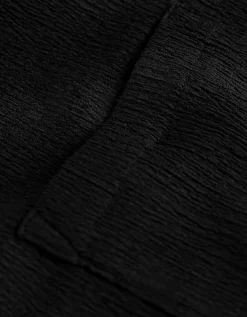 Blouseshirt - Effen - zwart