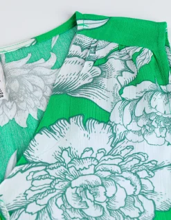 Blouseshirt - Geknoopt detail - groen