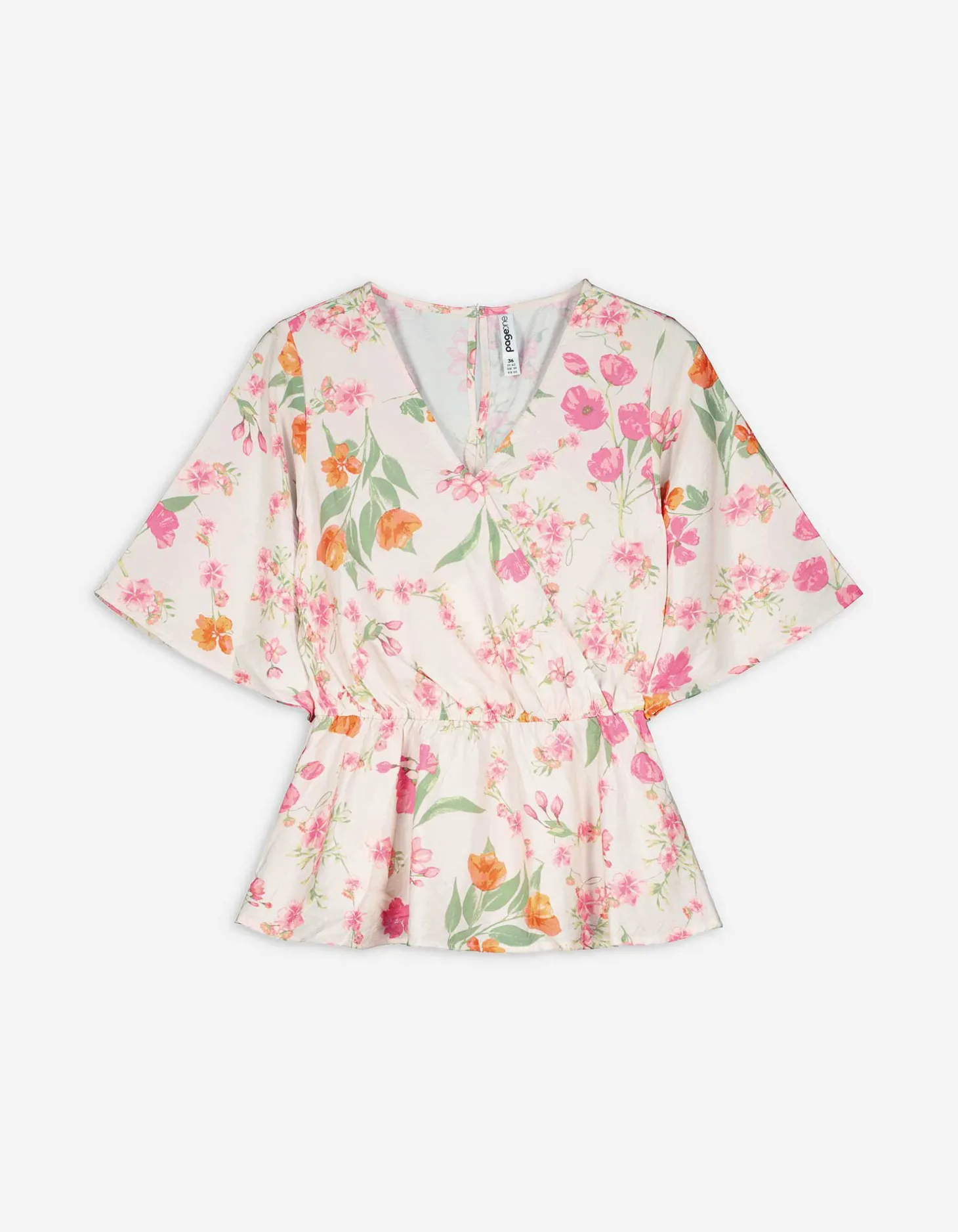 Blouseshirt - LENZING™ ECOVERO™ - wit