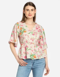 Blouseshirt - LENZING&trade; ECOVERO&trade; - wit