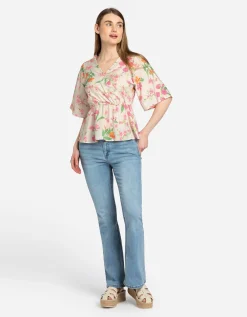 Blouseshirt - LENZING™ ECOVERO™ - wit