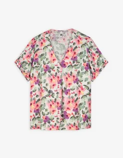 Blouseshirt - LENZING&trade; ECOVERO&trade; - wit