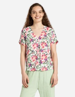 Blouseshirt - LENZING&trade; ECOVERO&trade; - wit