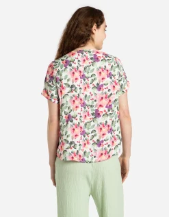 Blouseshirt - LENZING&trade; ECOVERO&trade; - wit