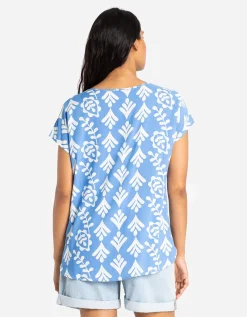 Blouseshirt - LENZING&trade; ECOVERO&trade; - lichtblauw