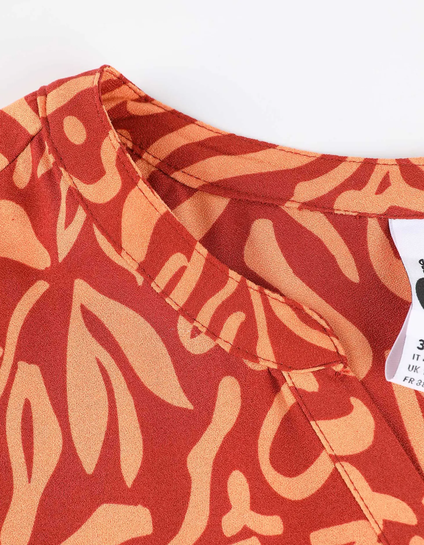 Blouseshirt - LENZING™ ECOVERO™ - donkerrood