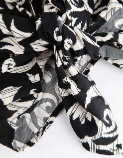 Blouseshirt - LENZING&trade; ECOVERO&trade; - zwart