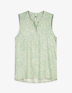 Blouseshirt - LENZING™ ECOVERO™ - groen