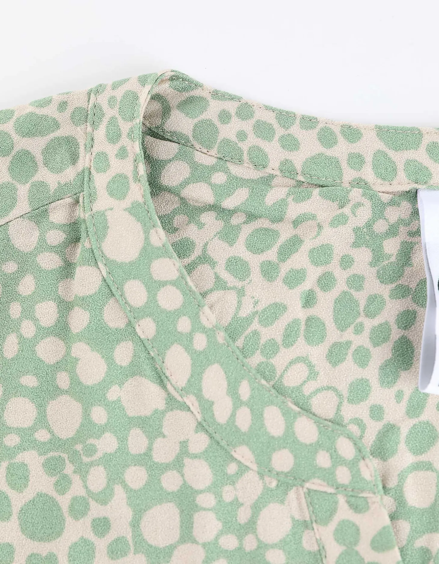 Blouseshirt - LENZING™ ECOVERO™ - groen