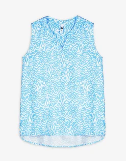 Blouseshirt - LENZING™ ECOVERO™ - turkoois