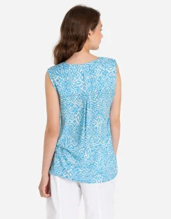 Blouseshirt - LENZING&trade; ECOVERO&trade; - turkoois