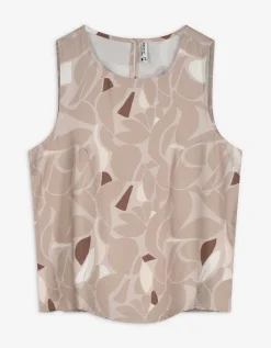 Blouseshirt - Print all-over - beige