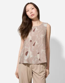 Blouseshirt - Print all-over - beige