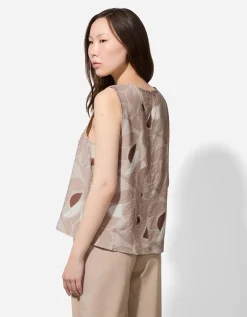 Blouseshirt - Print all-over - beige
