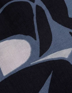 Blouseshirt - Print all-over - blauw