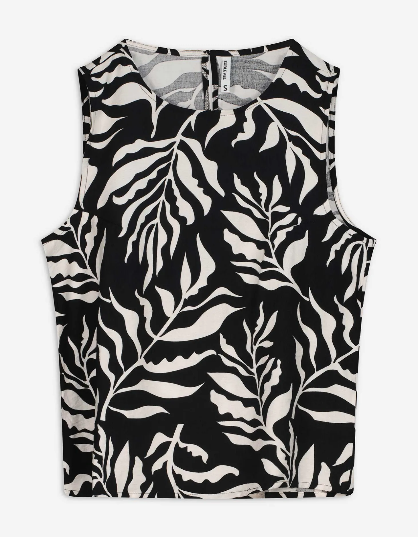 Blouseshirt - Print all-over - zwart