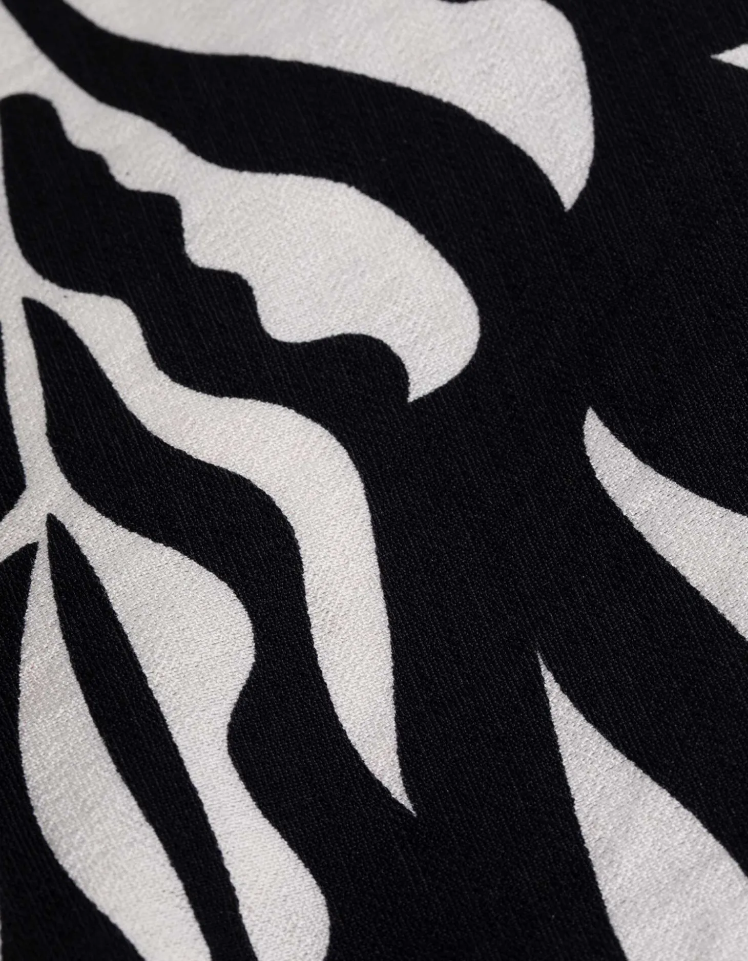 Blouseshirt - Print all-over - zwart