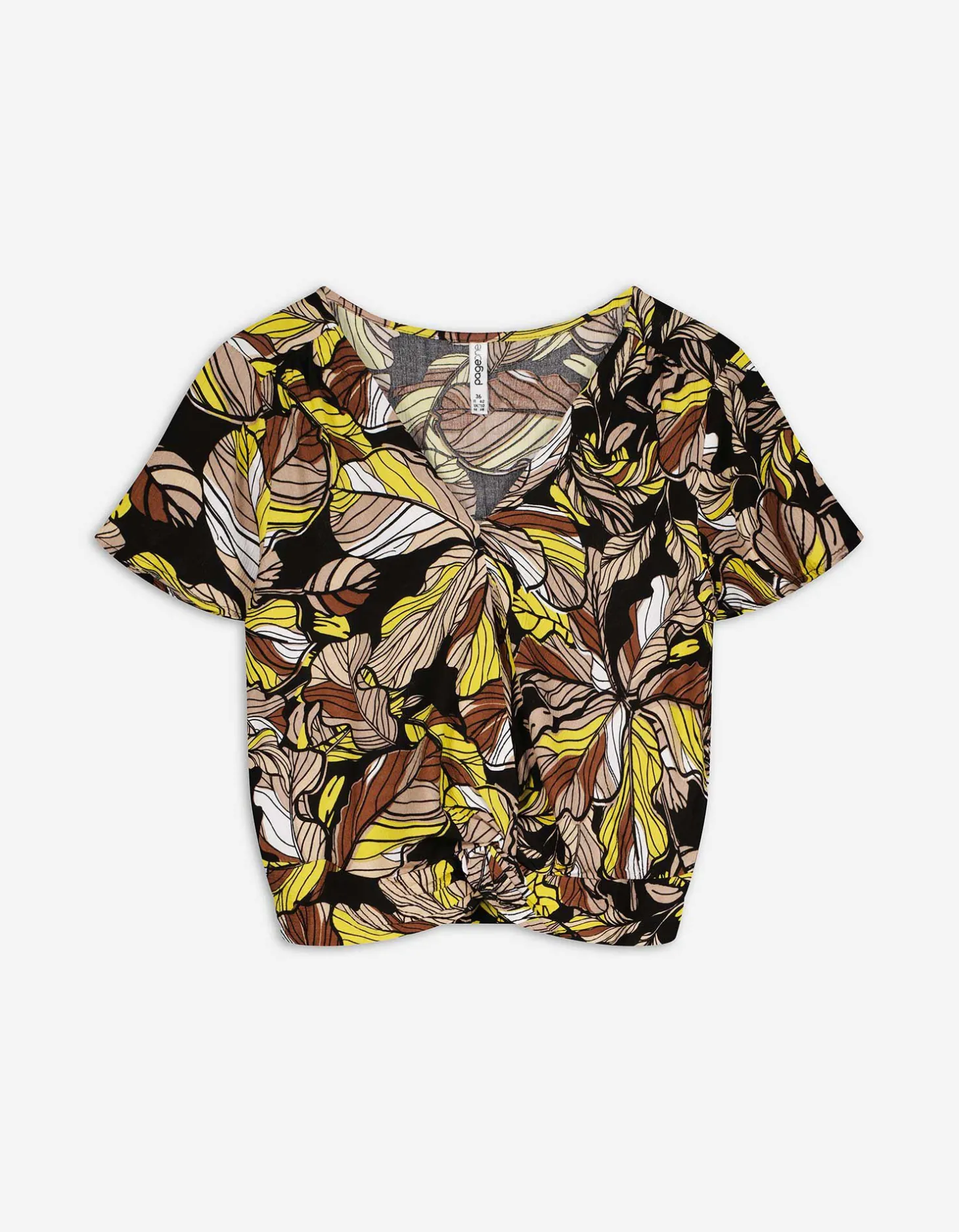 Blouseshirt - Wikkellook - zwart