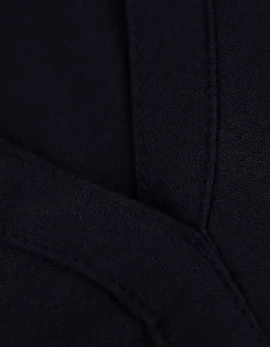 blousetop - Effen - donkerblauw