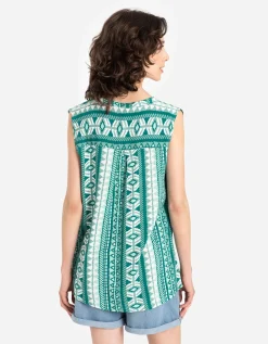 blousetop - LENZING&trade; ECOVERO&trade; - groen