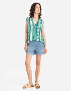 blousetop - LENZING&trade; ECOVERO&trade; - groen