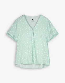 blousetop - LENZING&trade; ECOVERO&trade; - groen