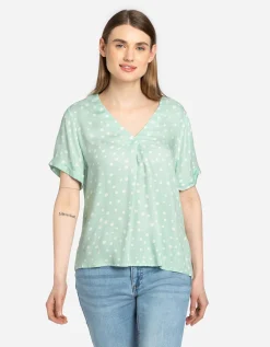 blousetop - LENZING&trade; ECOVERO&trade; - groen