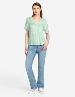 blousetop - LENZING&trade; ECOVERO&trade; - groen