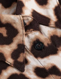 blousetop - Luipaardprint - wit