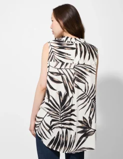 blousetop - Print all-over - wit