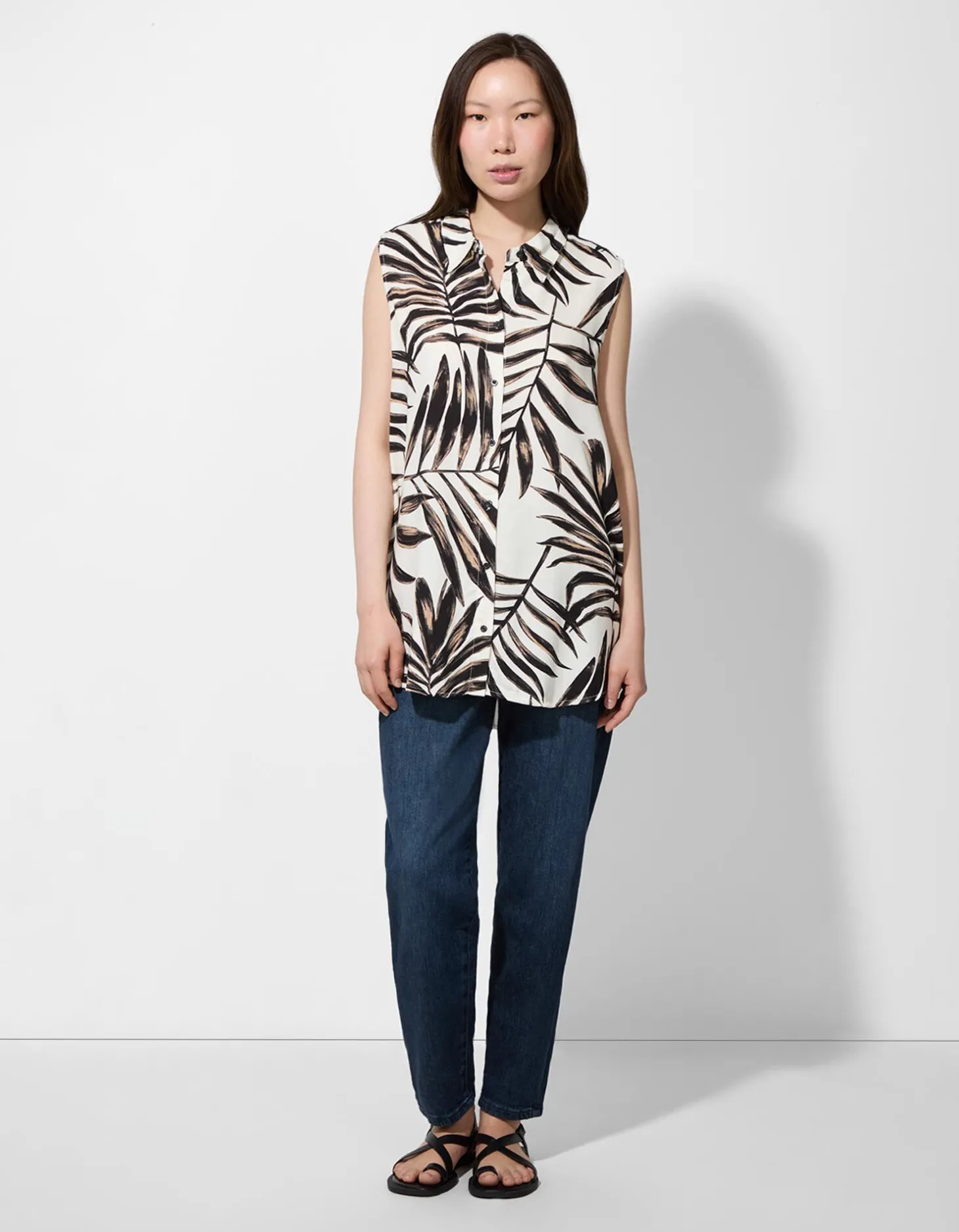 blousetop - Print all-over - wit