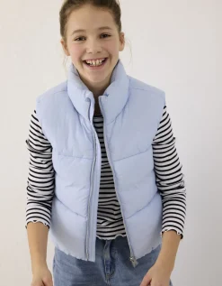 Bodywarmer - Opstaande kraag - blauw