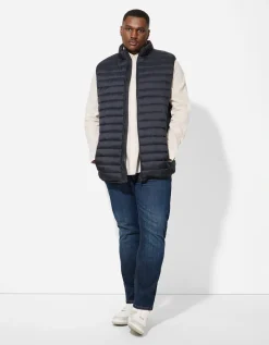 Bodywarmer - Opstaande kraag - donkerblauw