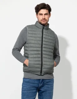 Bodywarmer - Steekzakken - donkergroen