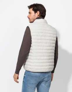 Bodywarmer - Steekzakken - beige