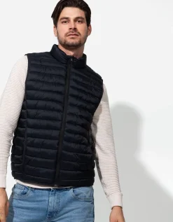 Bodywarmer - Steekzakken - donkerblauw