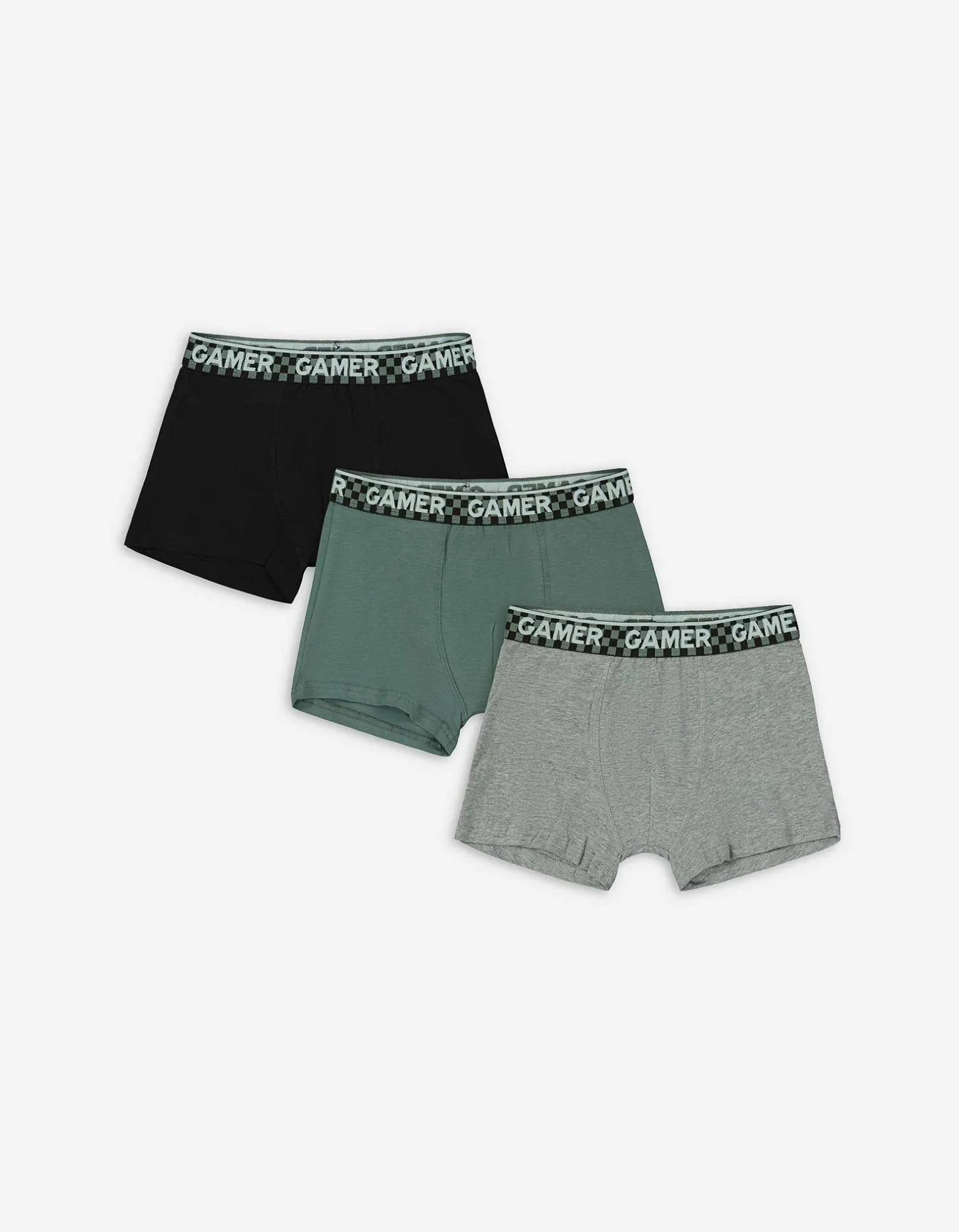 Boxershort - Set van 3 - lichtgroen